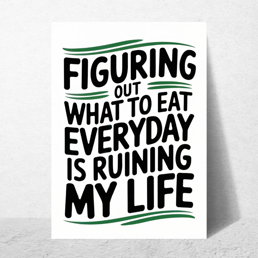 What To Eat - Greeting Card
