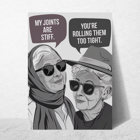 Old Joints - Greeting Card