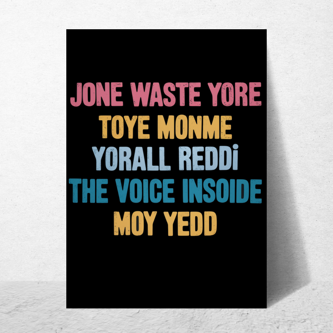 Jone Waste - Greeting Card
