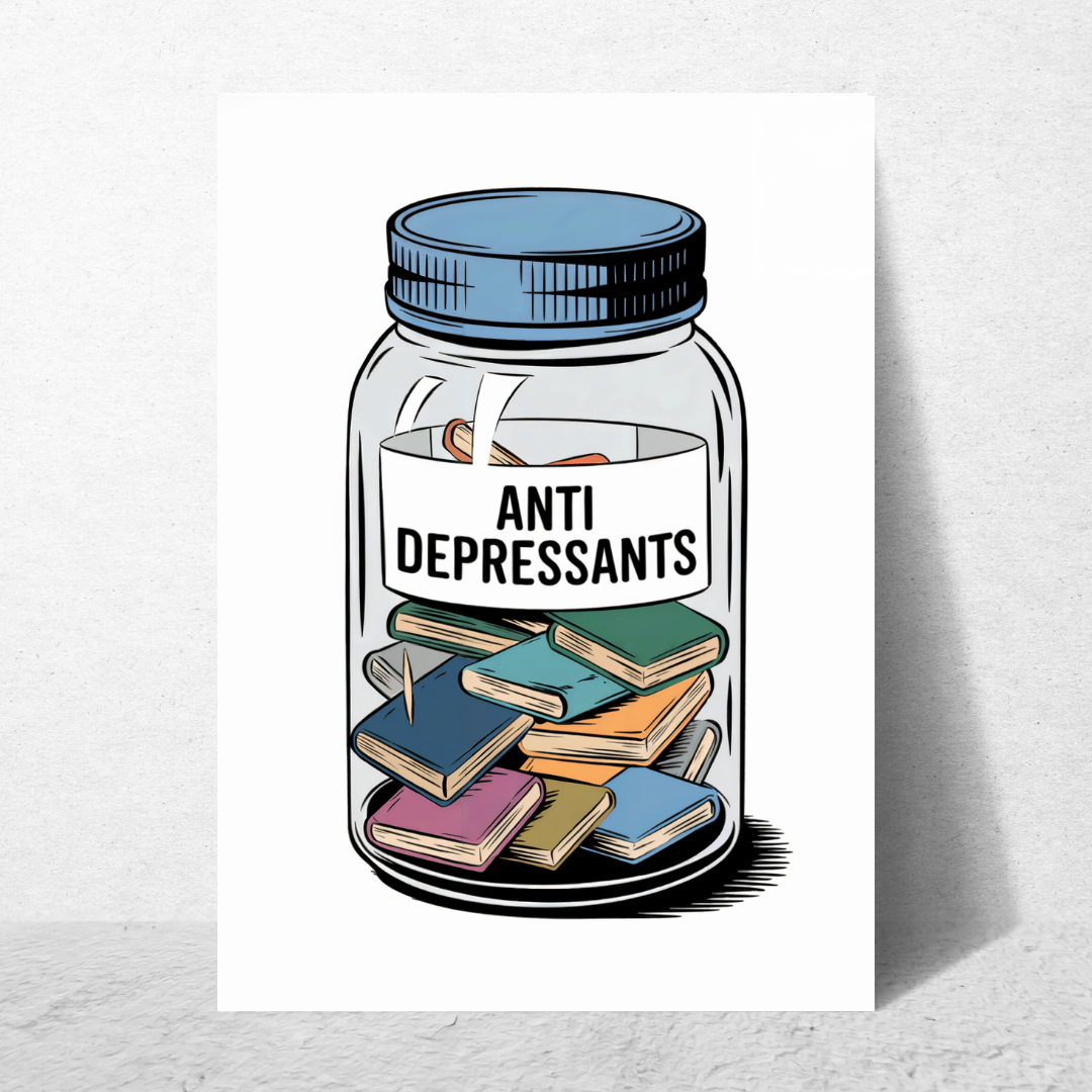 Anti Depressants - Greeting Card