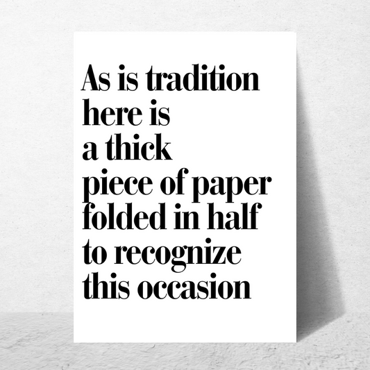 Piece Of Paper - Birthday Card