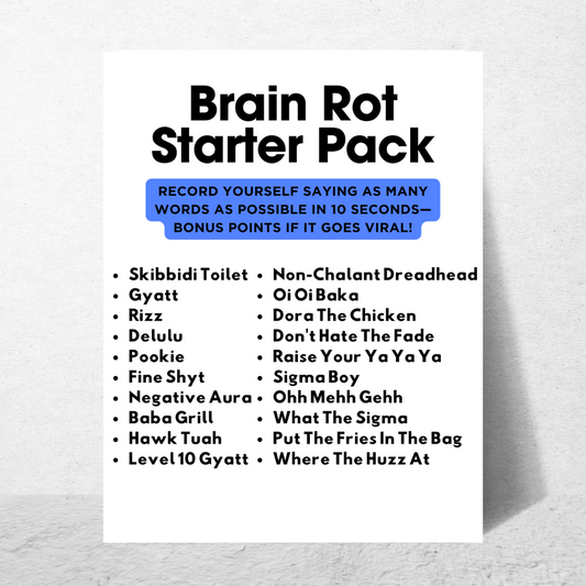 Brain Rot - Birthday Card
