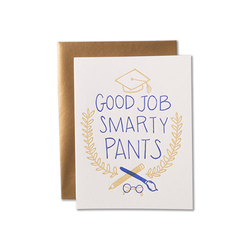 Smarty Pants - Greeting Card