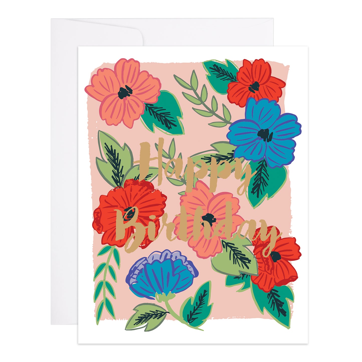 Happy Birthday Floral