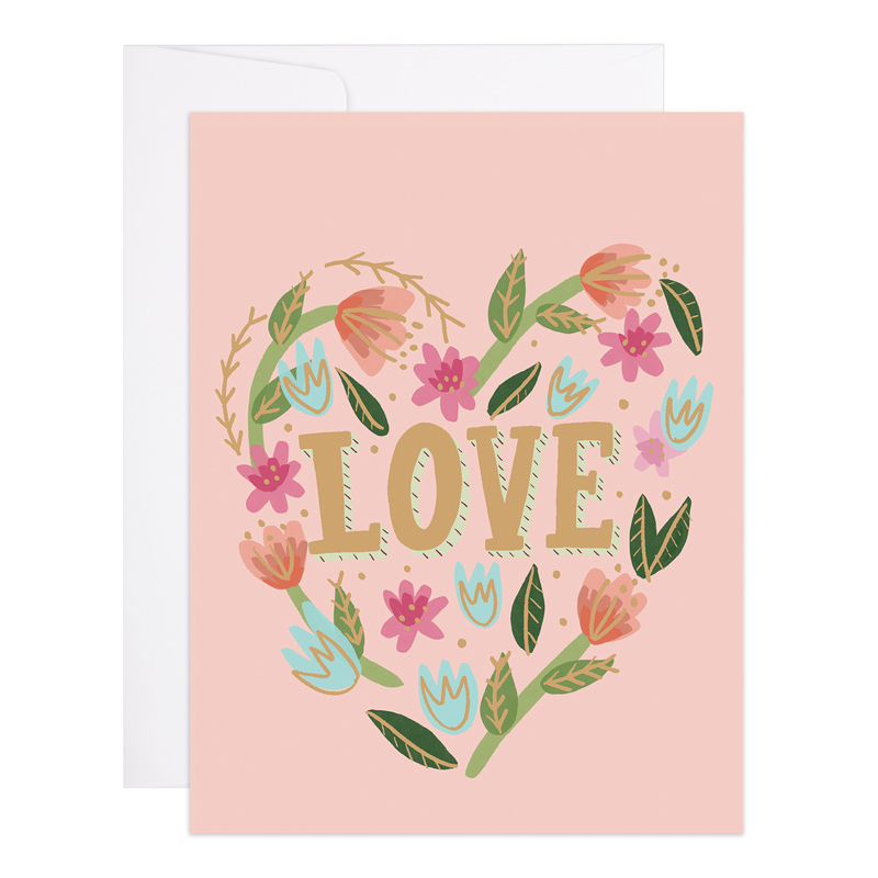Floral Love Heart