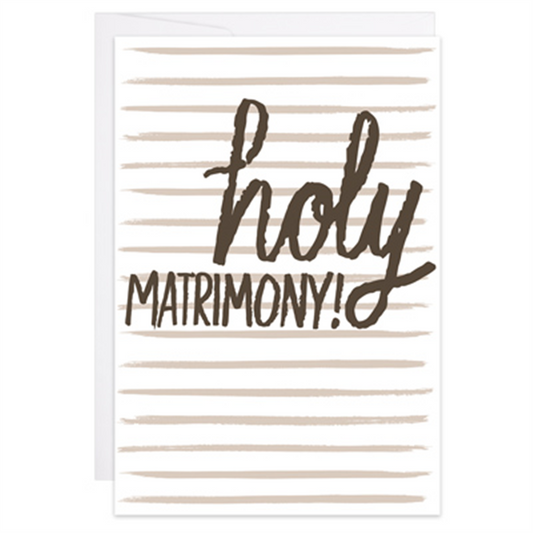 Holy Matrimony! - Enclosure Card