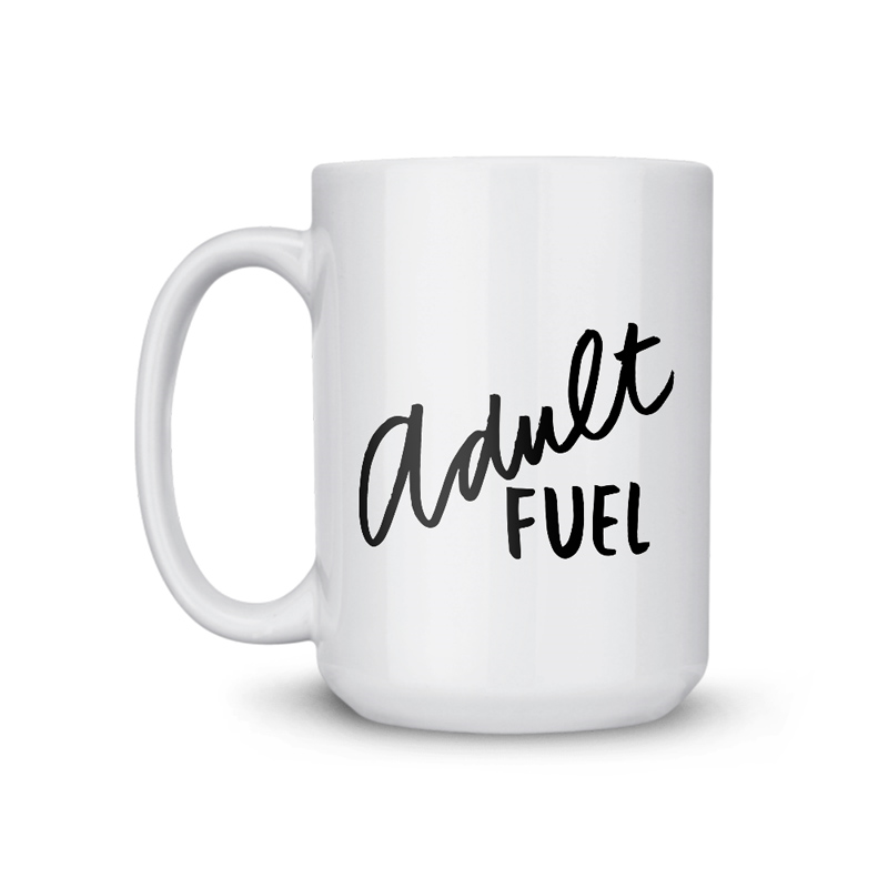 Adult Fuel Coffee Mug – 9thLetterPress