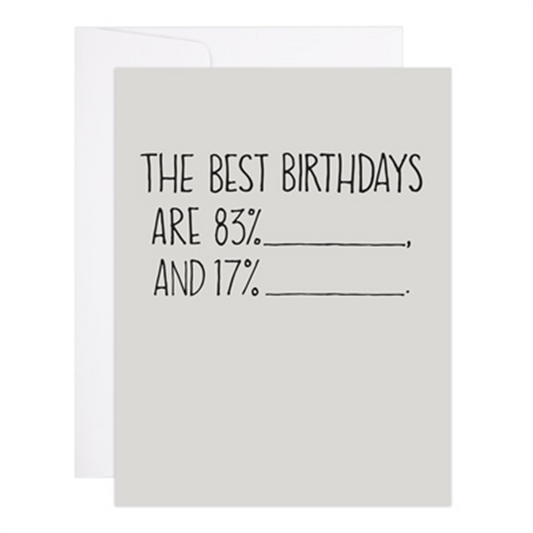 Birthday Percentages