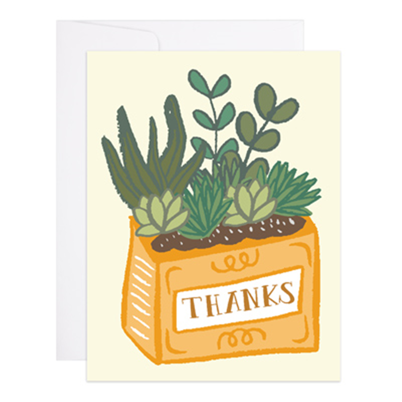 Succulent Thanks