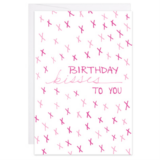 Birthday Kisses - Enclosure Card