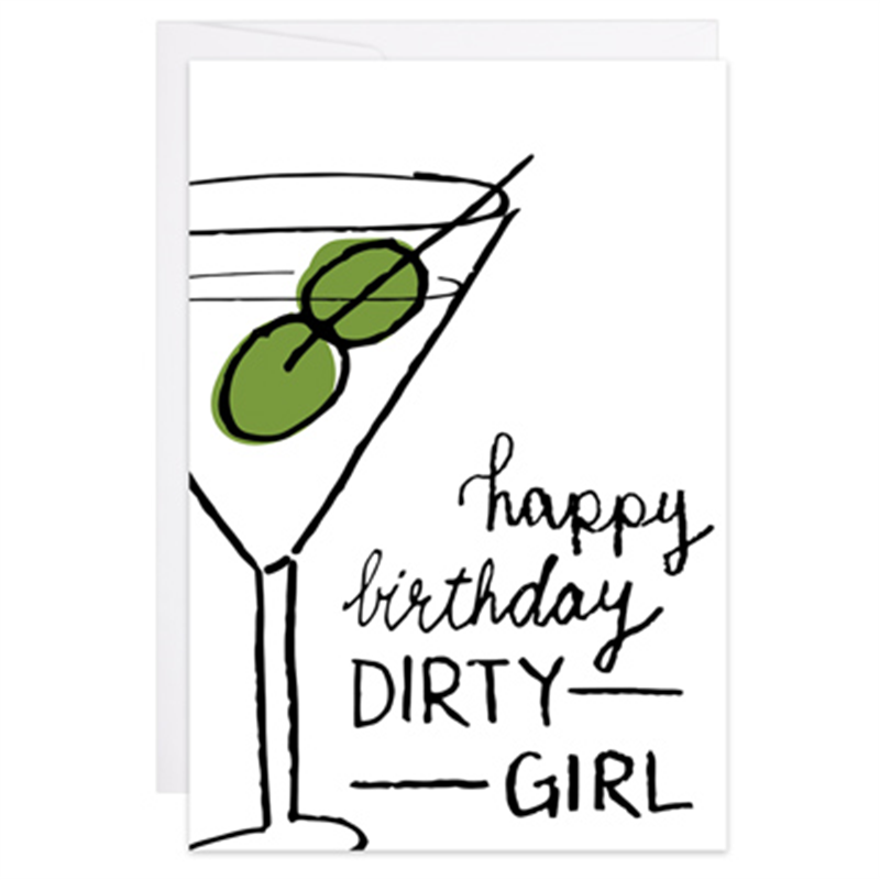 Dirty Girl Wine Glass