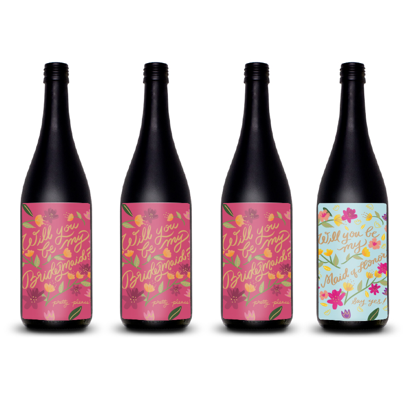 Wedding Party Wine Set