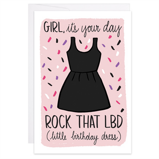 LBD Birthday - Enclosure Card