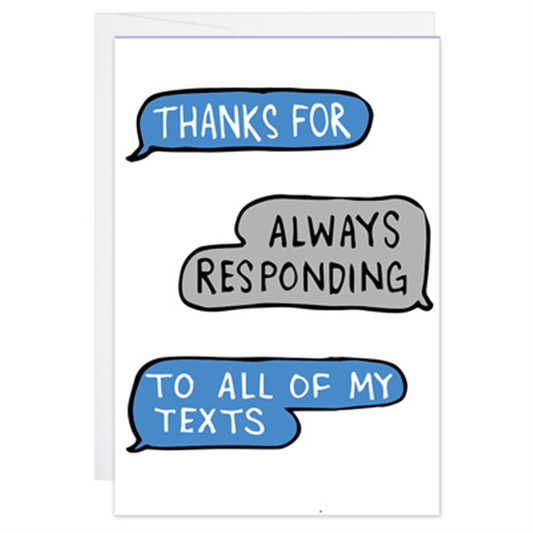 Text Thanks - Enclosure Card
