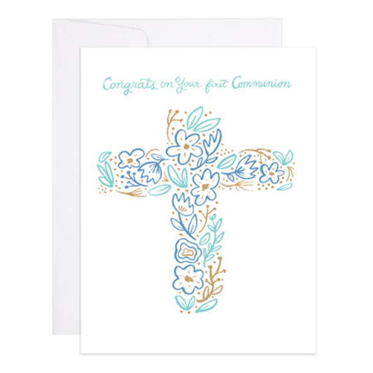 Blue First Communion