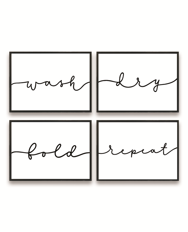 Laundry Room Art Print Set