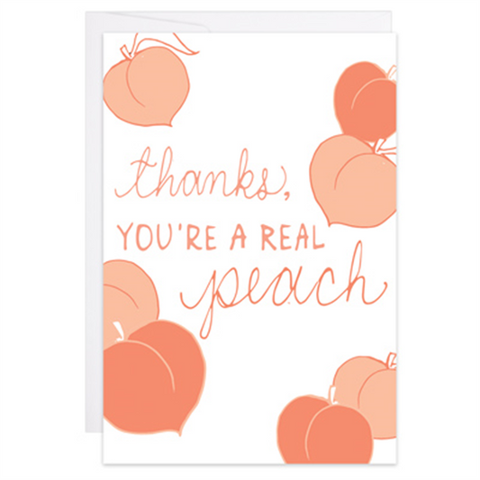 Thanks You're a Peach - Enclosure Card