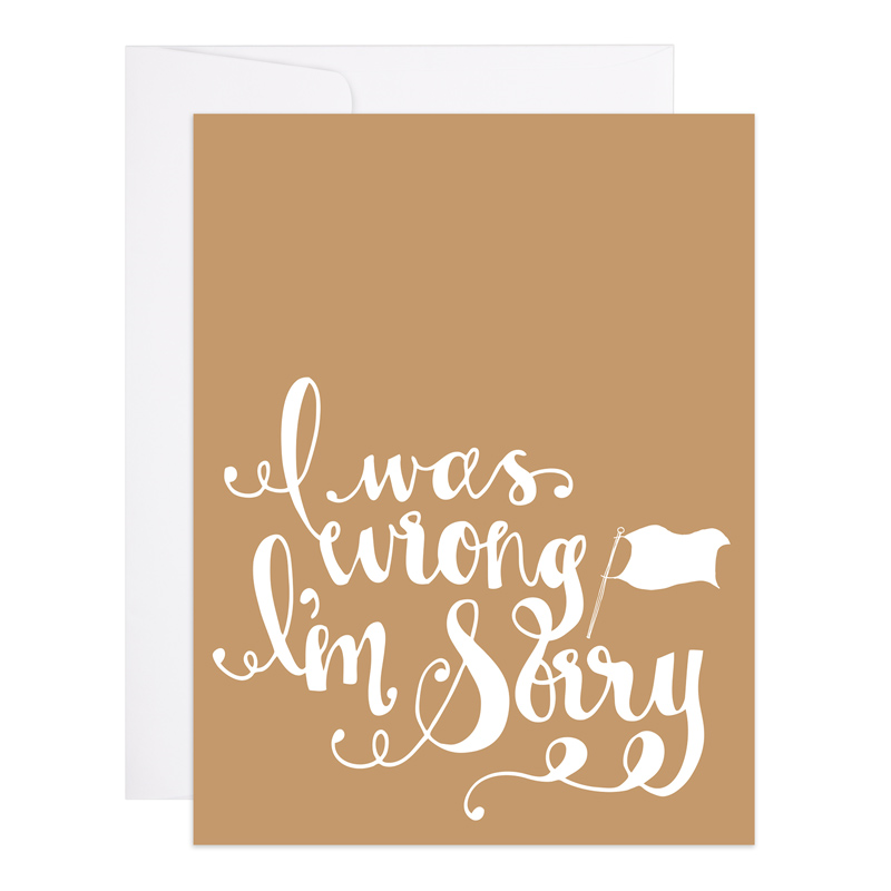 I Was Wrong