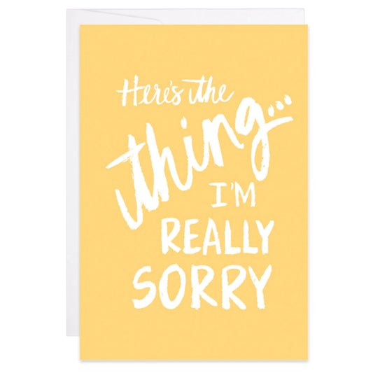 Here's The Thing - Enclosure Card