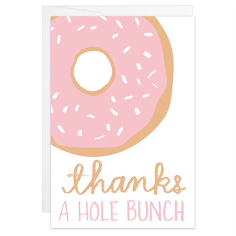 Thanks A Hole Bunch - Enclosure Card