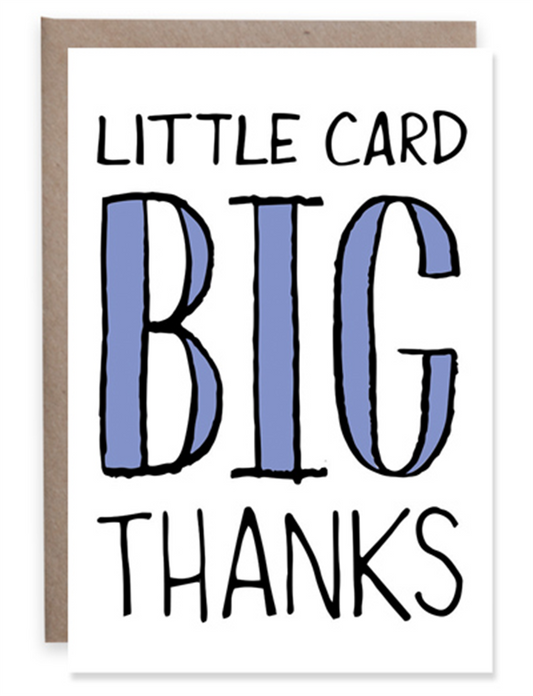 Little Card, Big Thanks