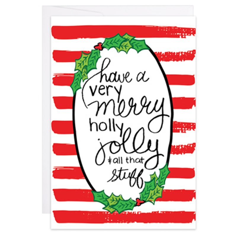 Very Merry Holly Jolly - Enclosure Card