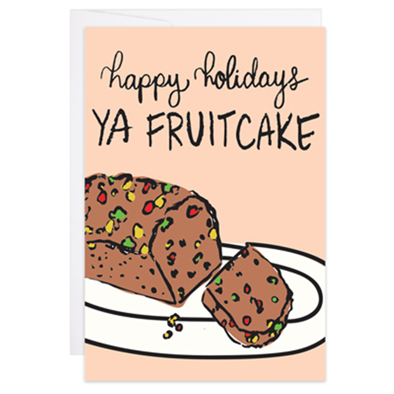 Holiday Fruitcake - Enclosure Card