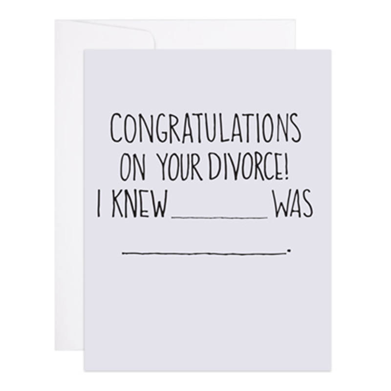 Divorce Congrats