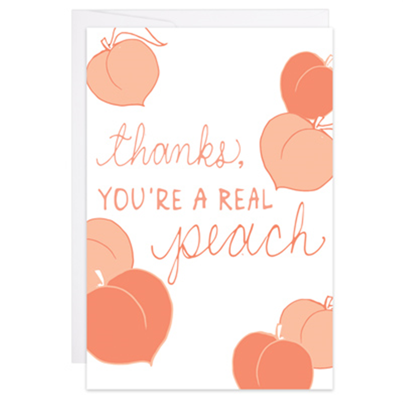 Thanks You're a Peach - Enclosure Card